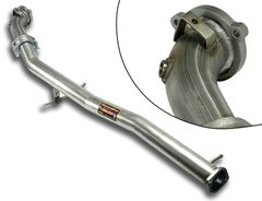Turbo downpipe kit + front pipe (Replaces OEM Catalizador) SuperSprint para FORD FOCUS RS 500 2.5i Turbo (350 Cv) 2010-