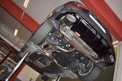Escape deportivo catback Audi A3 GY Sportback 35TFSI 150cv 2020- con colas ovaladas negras Friedrich Motorsport