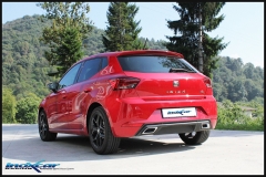 Escape deportivo trasero sin silenciador para Seat Ibiza  KJ 1.5 FR (150cv) 2017- Inoxcar