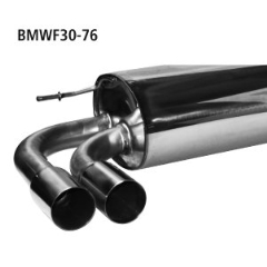 Escape deportivo final doble 2x 76 mm BMW Serie 3 F31 Diesel 4 cilindros excepto Facelift Bastuck