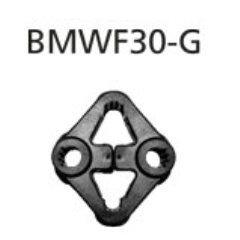 Silentblock de escape el escape final bmwf30-q BMW Serie 3 F30 Diesel 4 cilindros Facelift 2015- Bastuck