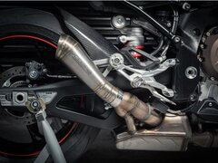 Tubo de escape deportivo BMW S1000R 2021- Cobra GP-X en acero inoxidable