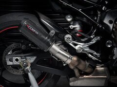 Tubo de escape deportivo BMW S1000R 2021- Cobra GP en fibra de carbono