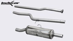 Supresor Catalizador + Tubo Central + Escape Trasero (50mm) Peugeot 106 1.6 16v 96- Grupo N Inoxcar