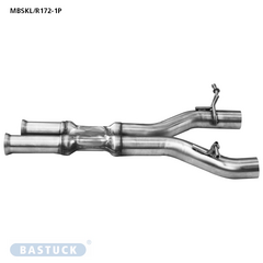 Supresor escape deportivo intermedio central Mercedes SLK 350 R172 306CV 2011- Bastuck